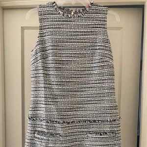 Sail to Sable metallic tweed shift dress - NWT